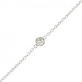 K18WG ダイヤモンド ブレスレット 0.10CT