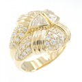 K18YG ダイヤモンド リング 0.42CT