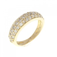K18YG ダイヤモンド ピンキー リング 0.50CT