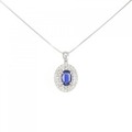 【リメイク】PT サファイヤ ネックレス 1.08CT