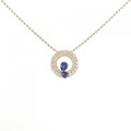 K18YG サファイヤ ネックレス 0.62CT
