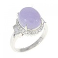 PT ラベンダーヒスイ リング 4.48CT