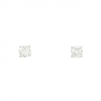 K18WG ダイヤモンド ピアス 0.30CT