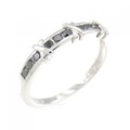 K18WG ダイヤモンド リング 0.21CT