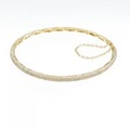 K18YG ダイヤモンド バングル 1.00CT