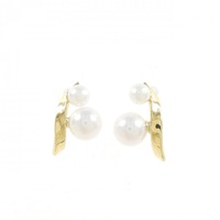 【新品】K18YG アコヤパール ピアス