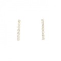 【新品】K18YG ダイヤモンド ピアス 0.20CT