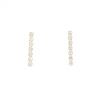 【新品】K18YG ダイヤモンド ピアス 0.20CT