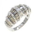 K18WG ダイヤモンド リング 2.37CT