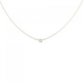 K18YG ダイヤモンド ネックレス 0.03CT