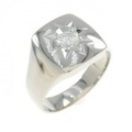 PT 印台 ダイヤモンド リング 0.280CT