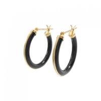 【新品】K18YG オニキス ピアス