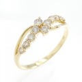 K18YG ダイヤモンド リング 0.30CT