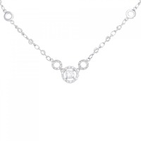 K18WG ダイヤモンド ネックレス 0.852CT