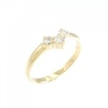 K18YG ダイヤモンド ピンキー リング 0.10CT