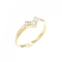 K18YG ダイヤモンド ピンキー リング 0.10CT