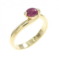 K18YG ルビー リング 0.51CT