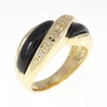 K18YG オニキス リング