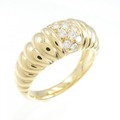K18YG ダイヤモンド リング 0.33CT