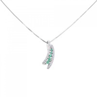 PT エメラルド ネックレス 0.23CT