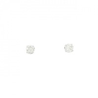 K18WG ダイヤモンド ピアス 0.20CT
