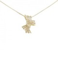 K18YG ダイヤモンド ネックレス 0.35CT