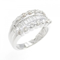 750WG ダイヤモンド リング 0.90CT
