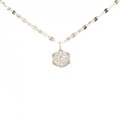 K18PG ダイヤモンド ネックレス 0.31CT