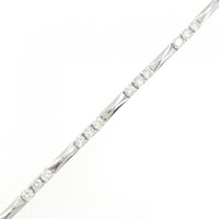 K18WG ダイヤモンド ブレスレット 1.76CT