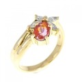 K18YG サファイヤ リング 0.57CT
