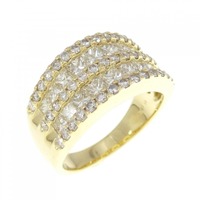 K18YG ダイヤモンド リング 2.00CT