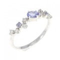 PT タンザナイト リング 0.22CT