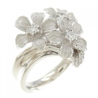 PT フラワー ダイヤモンド リング 0.16CT