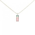 K18YG トルマリン ネックレス 4.09CT