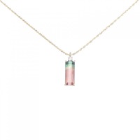 K18YG トルマリン ネックレス 4.09CT