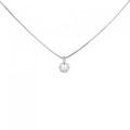PT ソリティア ダイヤモンド ネックレス 0.566CT
