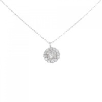 K18WG ダイヤモンド ネックレス 0.346CT