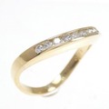 K18YG ダイヤモンド リング 0.21CT