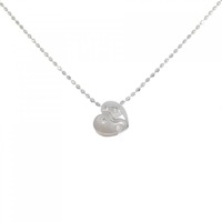 PT ハート ダイヤモンド ネックレス 0.03CT