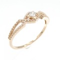 K18PG ダイヤモンド リング 0.05CT