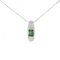 K18WG ガーネット ネックレス 0.47CT