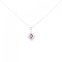 PT ルビー ネックレス 0.41CT