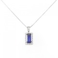 【リメイク】PT サファイヤ ネックレス マダガスカル産 3.065CT