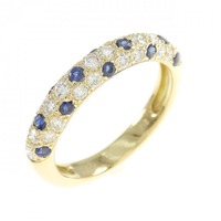 K18YG サファイヤ リング 0.40CT