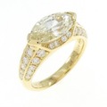 K18YG ダイヤモンド リング 2.144CT