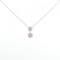 K18PG ダイヤモンド ネックレス 0.40CT