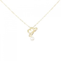 K18YG ハート アコヤパール ネックレス 5.1mm