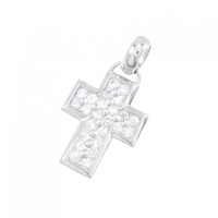 PT クロス ダイヤモンド ペンダント 1.00CT