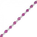 18KWG ルビー ブレスレット 6.10CT