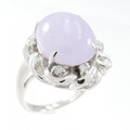K18WG ヒスイ リング 5.00CT